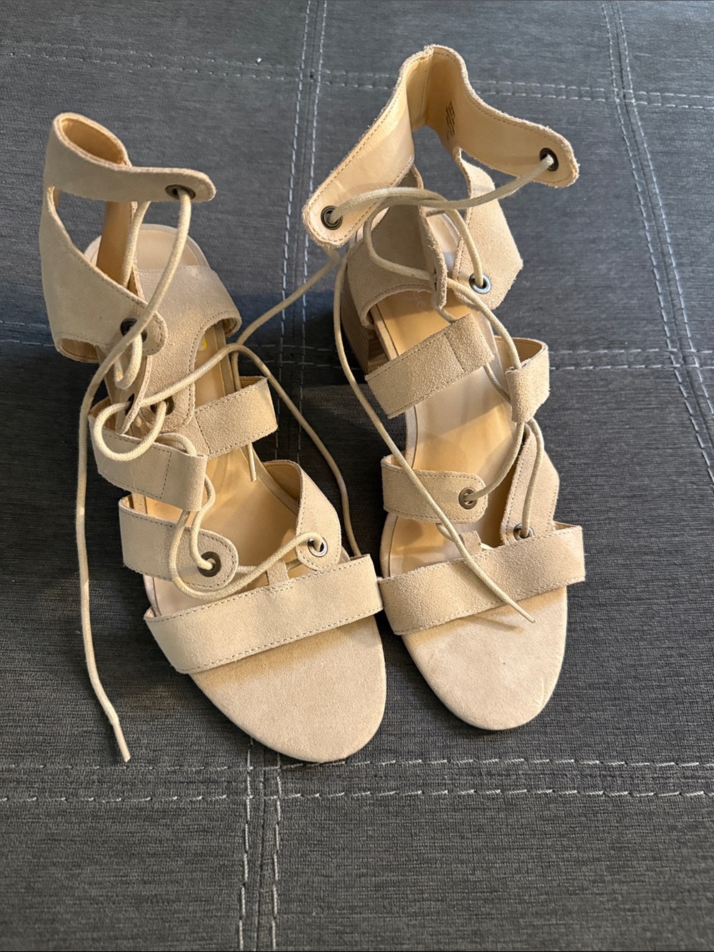 Lace up heels